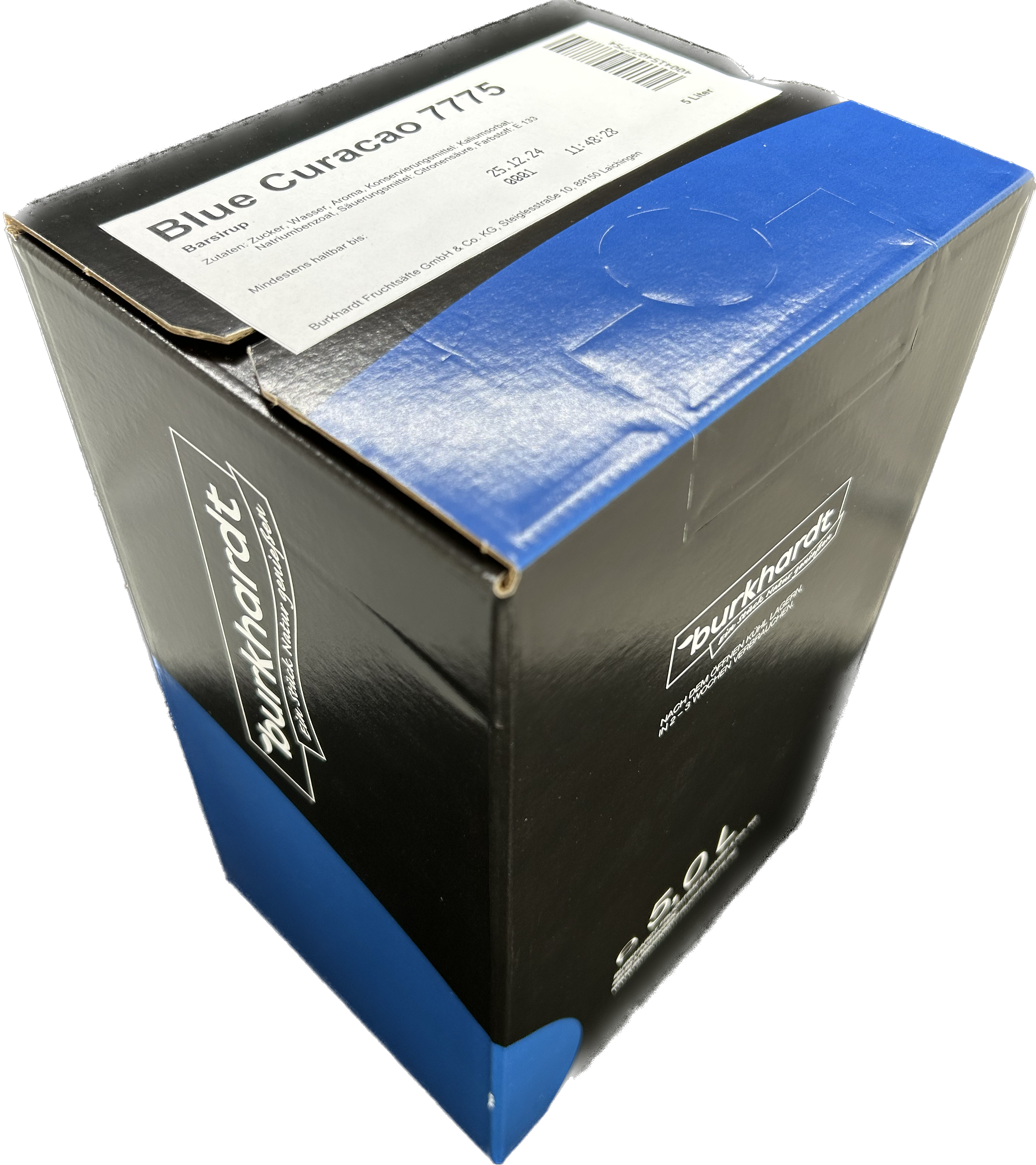 Burkhardt Sirup Blue Curacao BIB 2x5 L EW